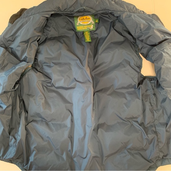 CABELA’S Blue Goose Down Puffer Vest Size Small - Picture 4 of 6